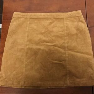 Forever 21 suede skirt